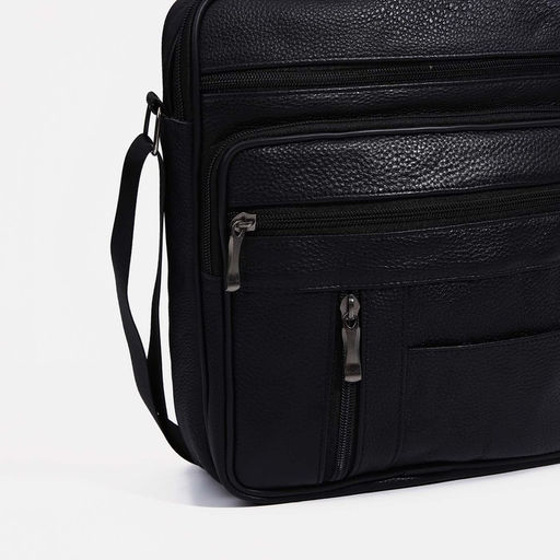 Сумка мужская, цвет черный - Simaland фото 4