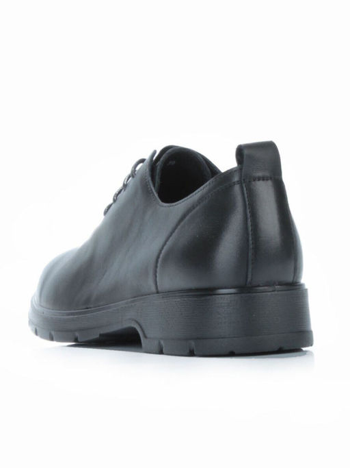 03-5076 BLACK Полуботинки женские (натуральная кожа)