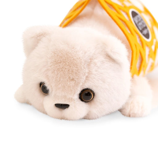 Мягкая игрушка «Кот Барсик» в сумке, белый, 35 см