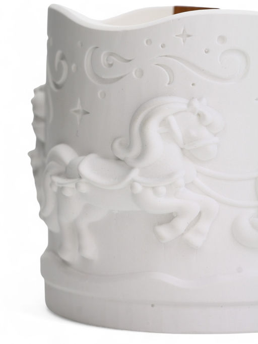 Свеча «Новый год», аромат фиалка, гипс