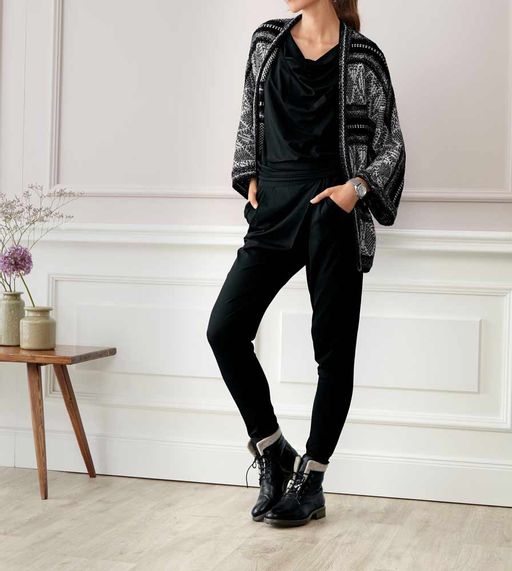 Кардиган, черно-серый - Linea tesini фото 5