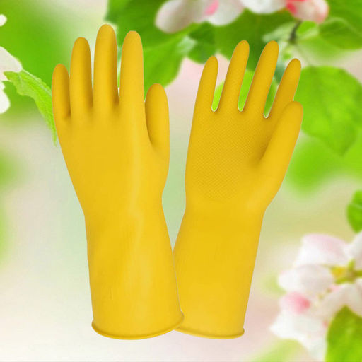 4046M Перчатки хозяйственные 2-й сорт, с хб напылением, размер XL