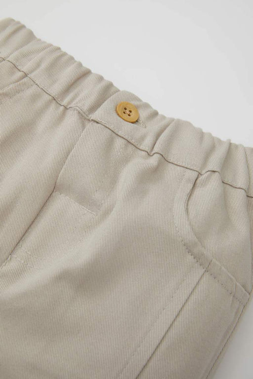 Прямые габардиновые брюки для маленьких мальчиков - Defacto фото 2