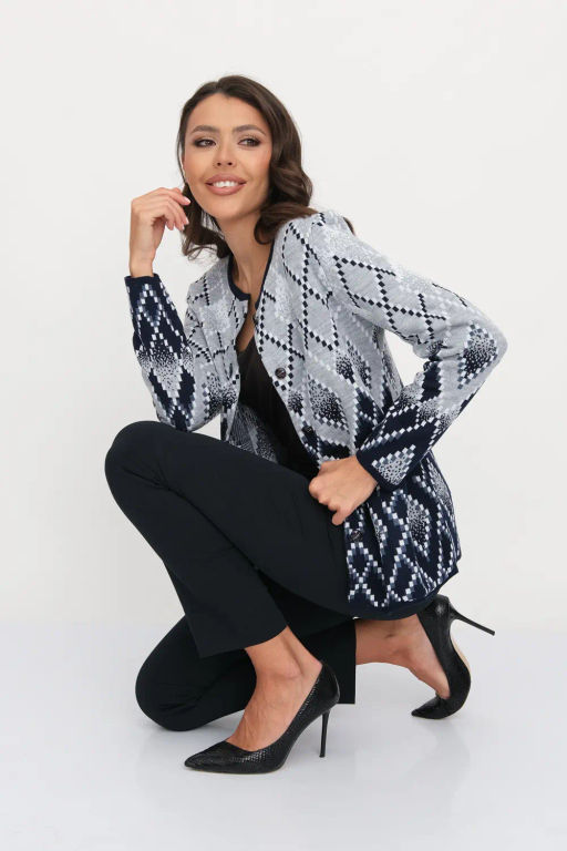 ЗЛАТА Жакет М 2900/синий