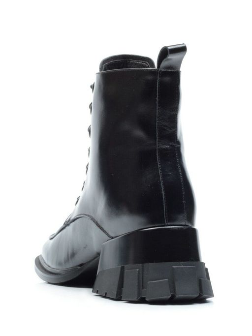 01-CYY11-1 BLACK Ботинки демисезонные женские (натуральная кожа, байка) - Фабричный китай фото 9