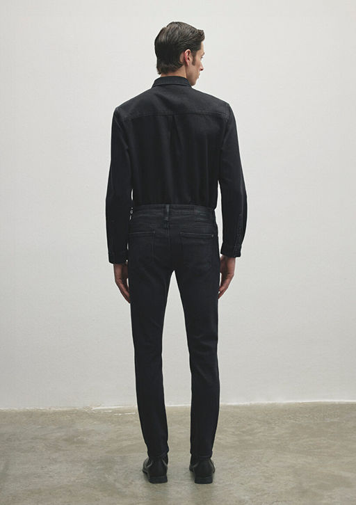 Jake Lux Black Antrasit Jean Pantolon - Mavi фото 5