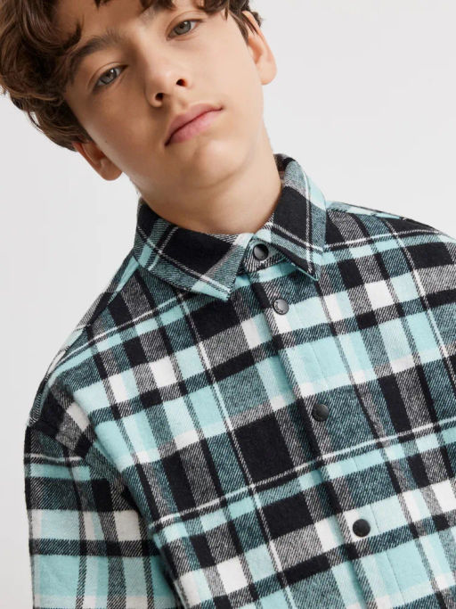 Куртка детская Acoola Asen синяя клетка фото 8