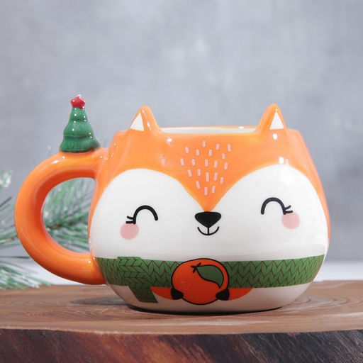 Кружка керамическая Дорого внимание Счастье в мандаринках, 400 мл фото 2