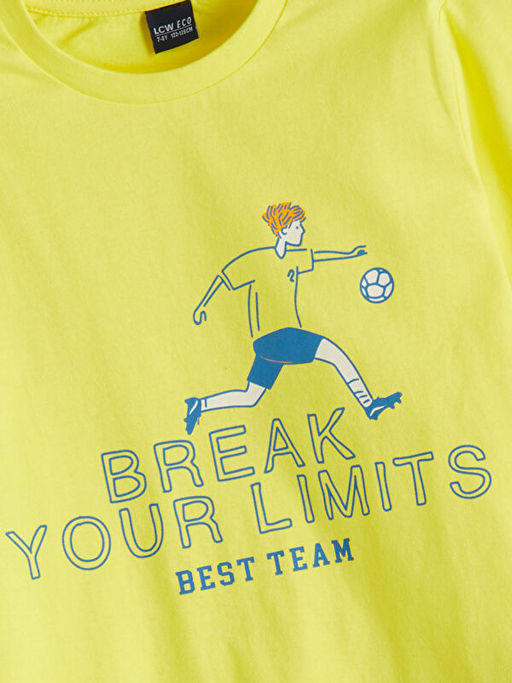 Bisiklet Yaka Erkek ?ocuk ?ortlu Pijama Tak?m?