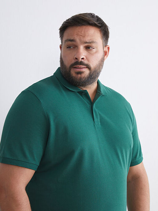 Polo Yaka K?sa Kollu Pike Erkek Ti??rt