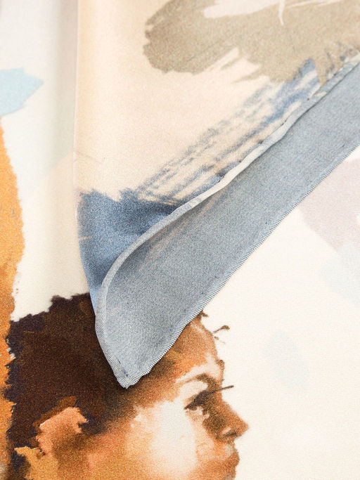 Платок жен. шелк 86х86 SS03-8233-03