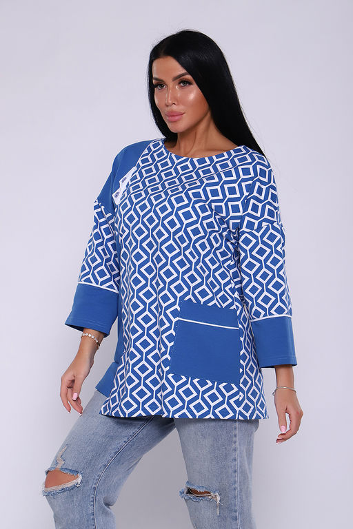 Туника Натали 38575 хлопок с лайкрой  фото 6