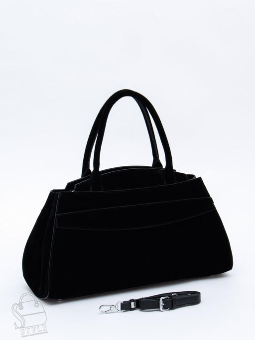 Сумка женская кожаная 3380Q black Polina&Eiterou в Новосибирске