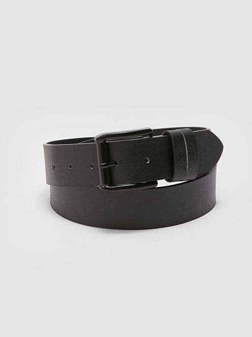 Deri G?r?n?ml? Erkek Kemer