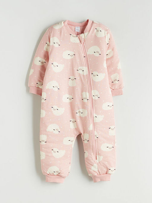 2.5 Tog Bisiklet Yaka Uzun Kollu K?z Bebek Uyku Tulumu