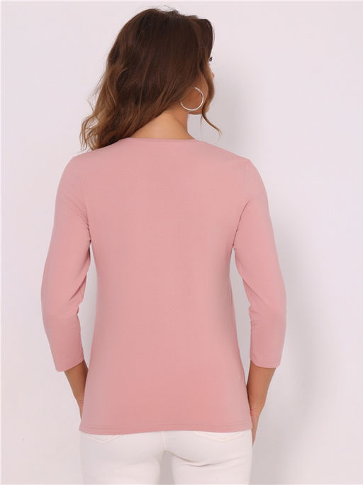 Лонгслив Апрель 1ЖДЛД2255804 хлопок с лайкрой светло-розовый  фото 2