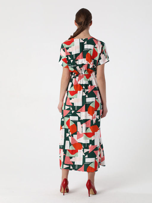 25201 Платье зеленый - Dizzyway фото 2