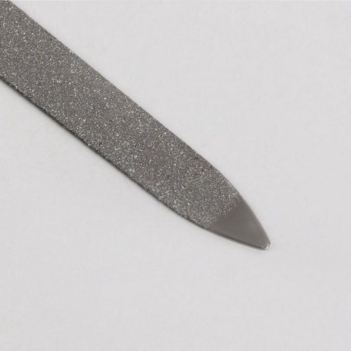Цена за 5 шт. Пилка металлическая для ногтей, 17 см, цвет серебристый, чёрный