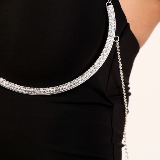 Украшение под грудь со стразами, с цепочкой - Страна карнавалия фото 5