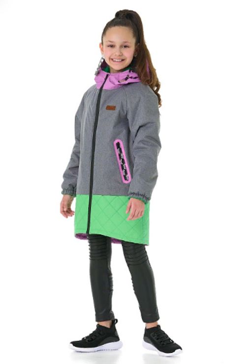 AOSS23JK2T119 Куртка утепленная д/дев. Селма