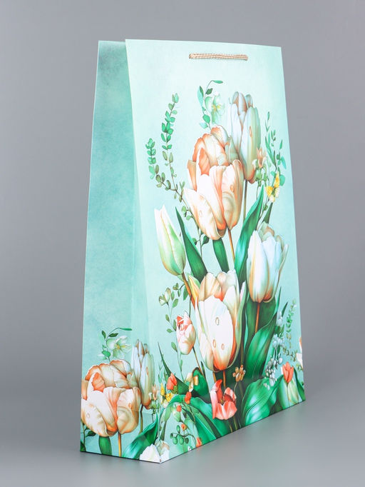 Цена за 2 шт. Пакет подарочный ламинированный вертикальный Блаженство, 33?42.5?10 см