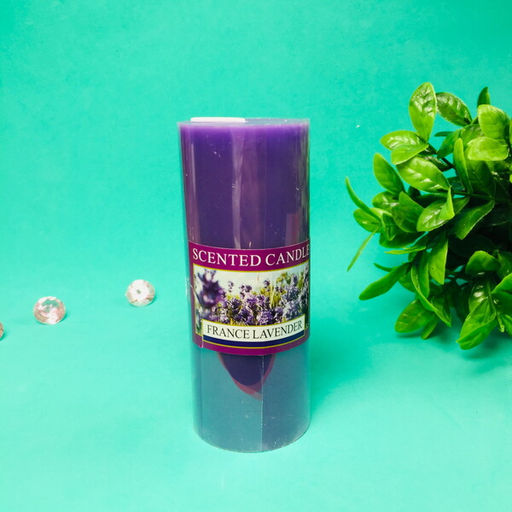 Цена за 4 шт. Свеча "Fantasy-Лавандовое поле" 4,8*12,4см YZ006