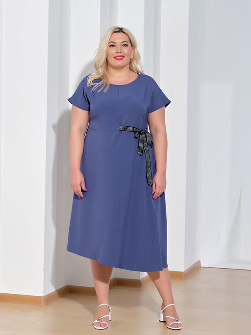 Платье 0083-3 индиго