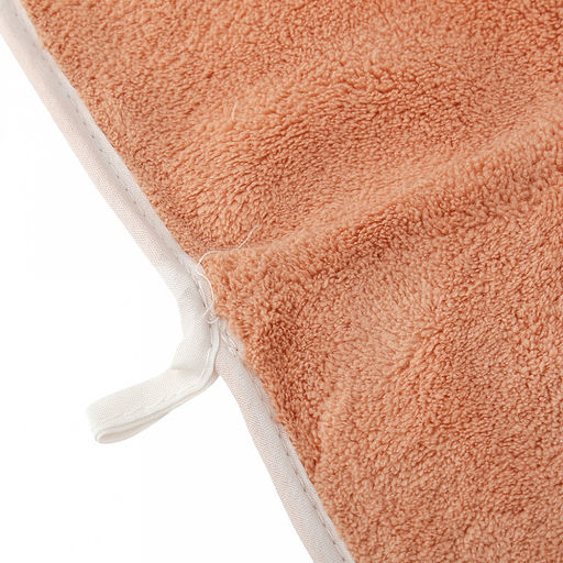 Полотенце из микрофибры "Счастливчик" 70х140см, полиэстер 100%, с вышивкой "Be happy", бежевый (Китай)