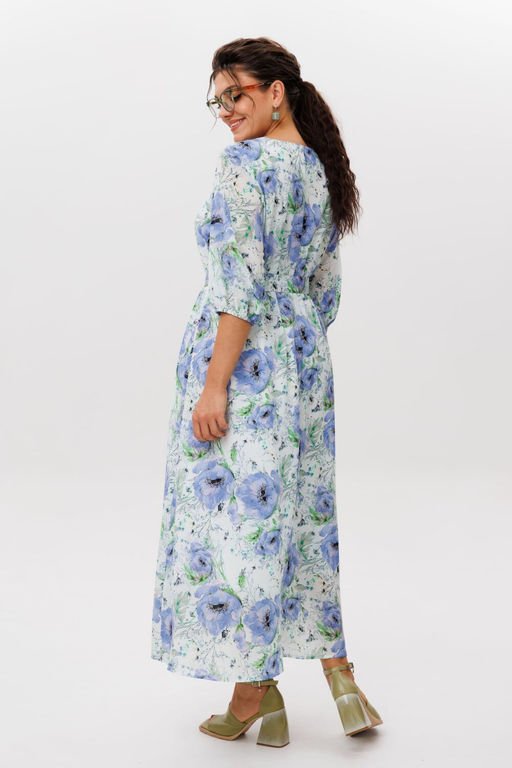 Платье ANELLI 1605 льняное утро  фото 9