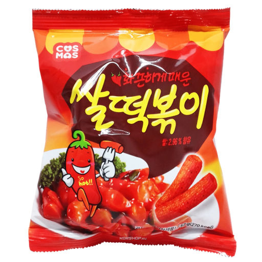 Рисовые палочки с перцем чили Cosmos, Корея, 57 г Акция