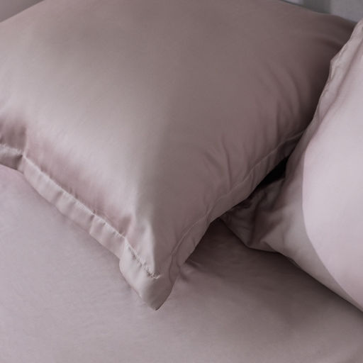 Наволочка SL Home Tencel, 70×70+3 см, пудра, тенсель, эвкалиптовое волокно 100%