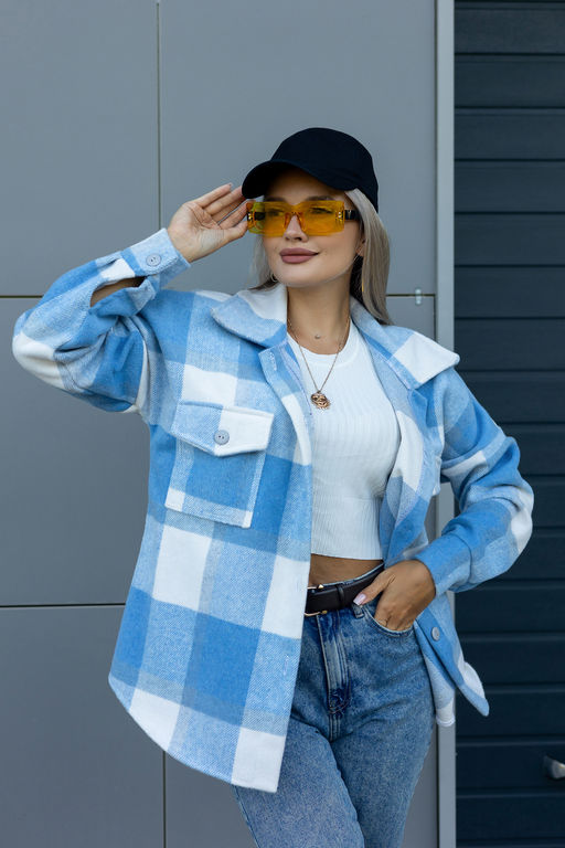 Рубашка женская в клетку РЖК-01