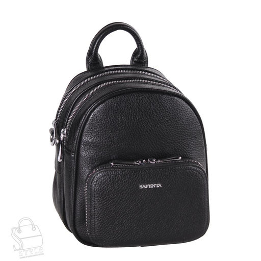 Рюкзак женский 670100 black Velina Fabbiano-Safenta/30 в Новосибирске