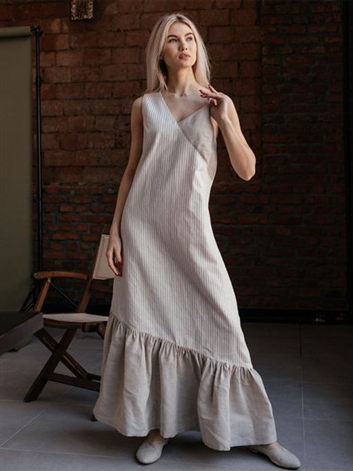 Сарафан ЛЕН женский ВОЛТРИ