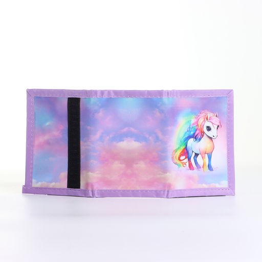 Кошелёк детский на липучке «Выбражулька», разноцветный