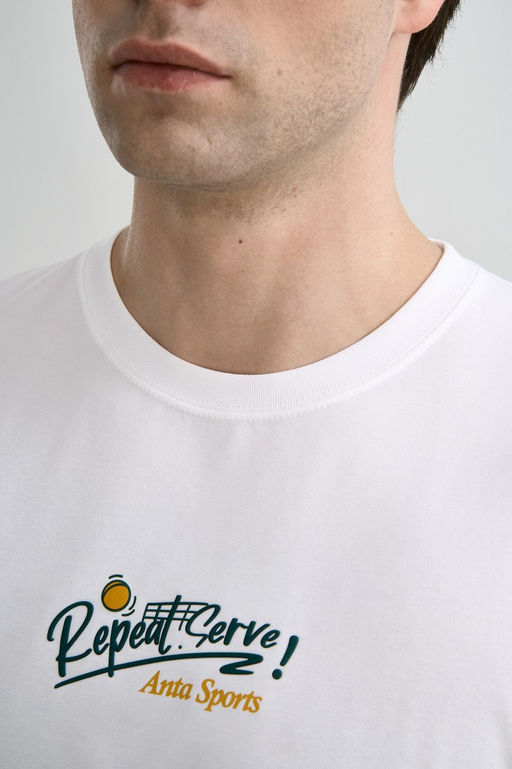 Футболка Белый ANTA SPORTS CLUB SS Tee фото 7