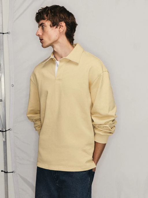 Толстовка с воротником поло / Zarina  фото 7