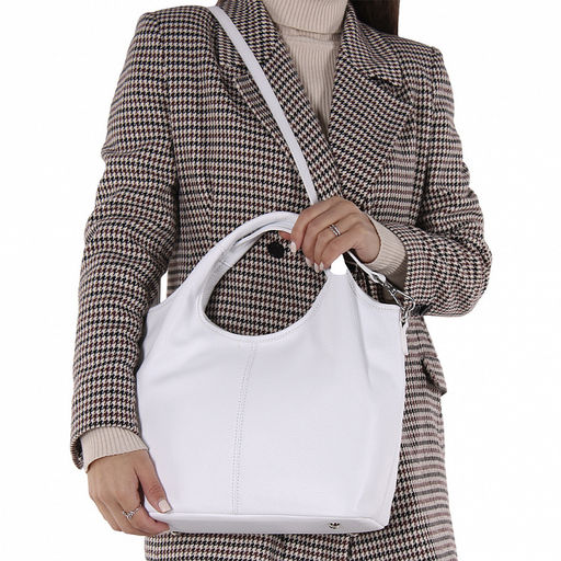 Сумка 8555-1 white Polina&Eiterou