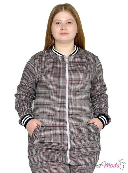 Жакет-парка Модель №1909 размеры 44-84 - Plusmoda фото 6