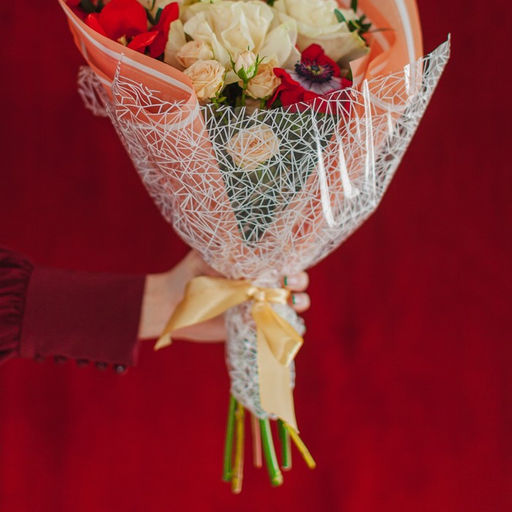 Цена за 10 шт. Пергамент для цветов «Нежность», 50 х 70 см