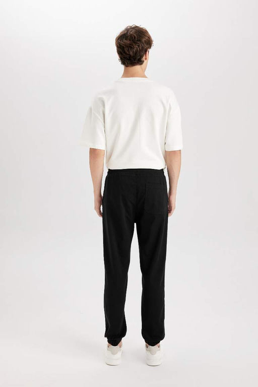 Брюки-джоггеры стандартного размера из габардина - Defacto фото 7