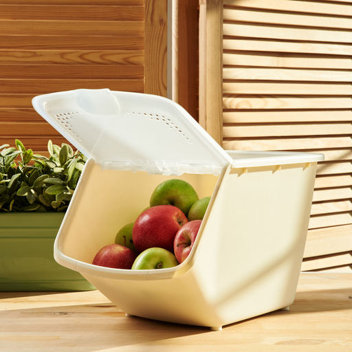 Контейнер универсальный 10,5л 337*238*217мм откид/кр/сер АП770. АП771