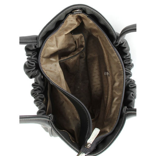 Сумка женская искусственная кожа ADEL-285, 3отд.2внут.карм. плечевой ремень, серый тем 258558 - Adelia фото 3