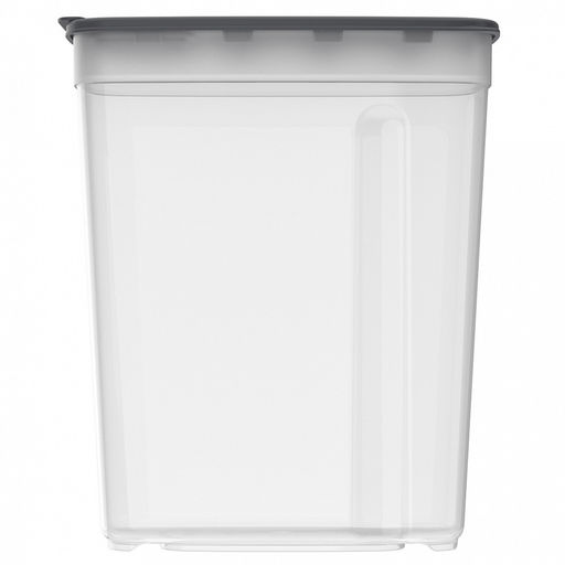 Контейнер для сыпучих продуктов 1,8л, 17х8,5х20,5см, полипропилен, графит (Россия) - Домашняя мода фото 2