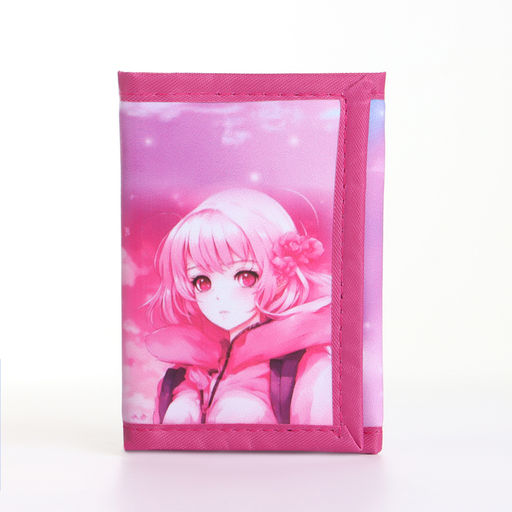 Кошелёк детский на липучке «Выбражулька», розовый