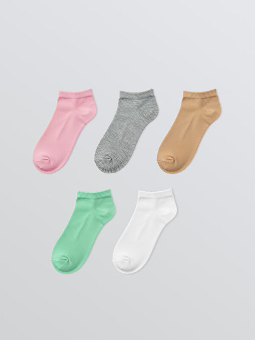 Kad?n D?z Patik ?orap 5li