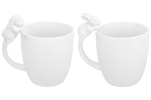 Набор 2 кружки Elan Gallery Кролики фарфор 350 мл 12×8,5×11,5 см  фото 16