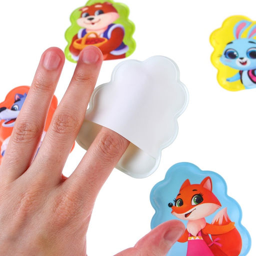 Игрушки для ванны Крошка Я, книжка и пальчиковый театр, по мотивам сказки «Колобок», от 1 года