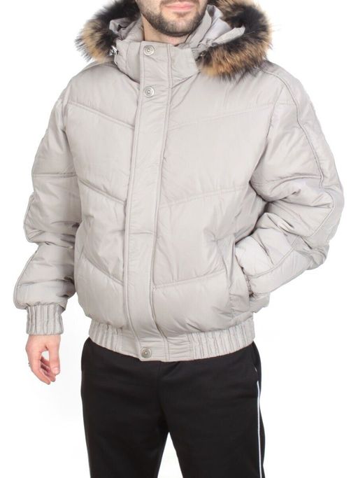 10130 GRAY Куртка мужская зимняя (200 гр. холлофайбер) CUDRSAR