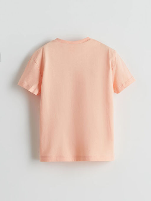 Bisiklet Yaka Bask?l? Erkek ?ocuk Ti??rt